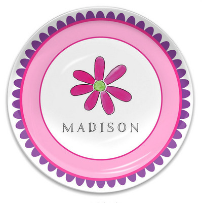 Flower Power Melamine Plate
